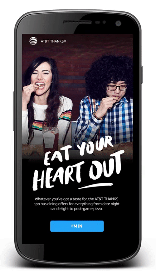 AT&T THANKS Dining Offers