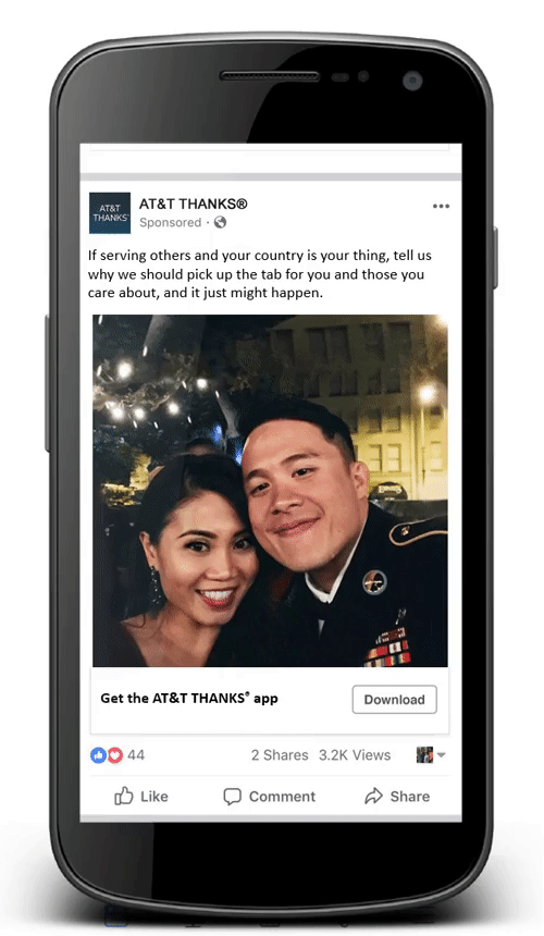 AT&T THANKS Dining Offers