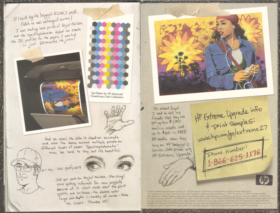 HP Graphic Arts Sketch Book