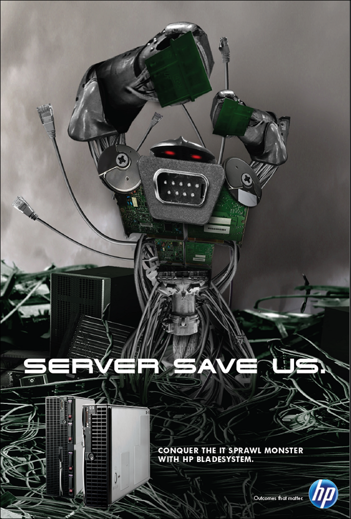 HP Sprawl Monster Poster